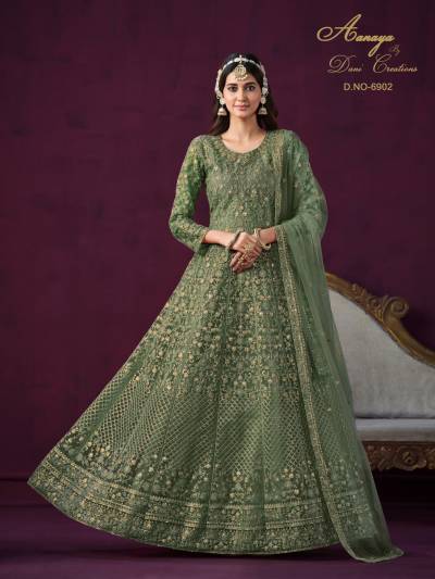 AANAYA VOL 169 BY DANI CREATION DESIGNER NET GOWN WHOLESALER IN INDIA